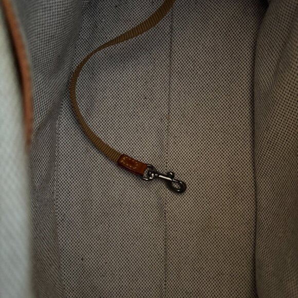 Dooney and Bourke Large Florentine Zip in Saddle - Picture 8 of 11